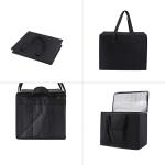 Black Refrigerated Insulation Cooler Bag Cold With EPE Foil