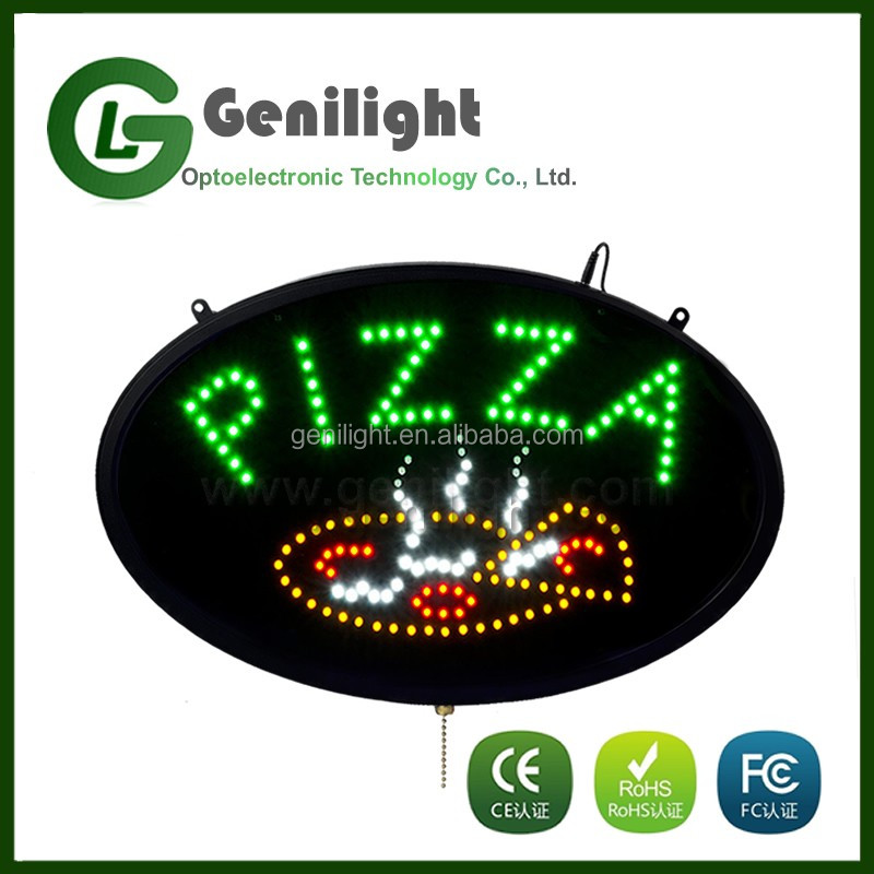 OEM Touch Screen LED Neon Foot Massage Open Sign with Animation and Power On/Off