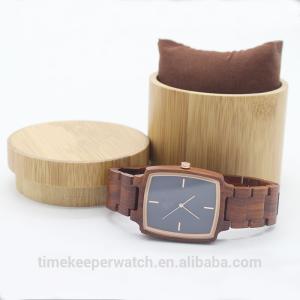 China bamboo boxes , wood boxes ,quartzwood wristwatches oem factory