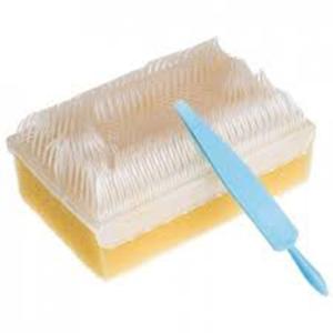China Disposable Wholesale Povidone-iodine Surgical Scrub Brush Sponge With Nail Cleaner factory