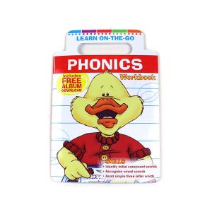 China Soft Cover Saddle Stitching Custom CMYK Childrens Handle Workbook Printing factory