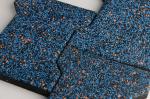 Shockproof Interlocking Rubber Roof Pavers Practical Recyclable