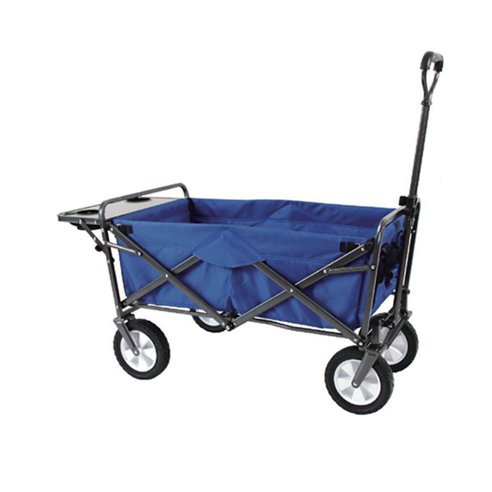 Sturdy and Lightweight Ergonomic Handle Folding Cart for Camping and Garden