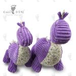 Washable Cartoon Characters Soft Toys Purple Dinosaur Plush 36 X 47cm