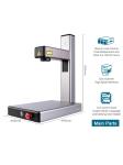 20W optical fiber laser intelligent Lite marking machine DIY metal stainless