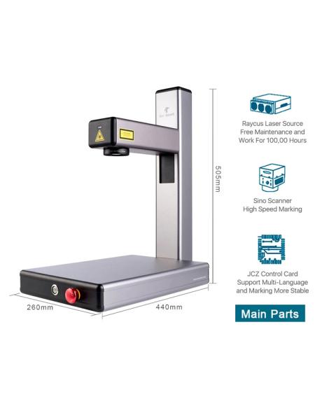 20W optical fiber laser intelligent Lite marking machine DIY metal stainless