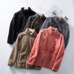 Polyester Sherpa Fabrics for Autumn&Winter Fashion Dress Designs Static-free