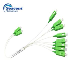 China Steel Tube 2*8 PLC Fiber Optic Splitter factory