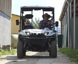 China EPA 9.7kw 60v Gas Utility Vehicles With 1805mm Wheelbase factory