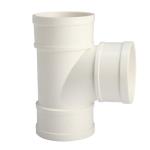 Municipal PVC Drainage Pipe Fittings Tee 50 75 110 160 Plastic