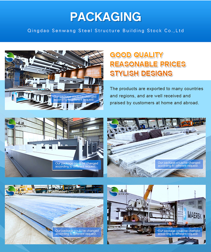 Metal Frame House Construction , Industrial Prefab Metal Warehouse Workshop