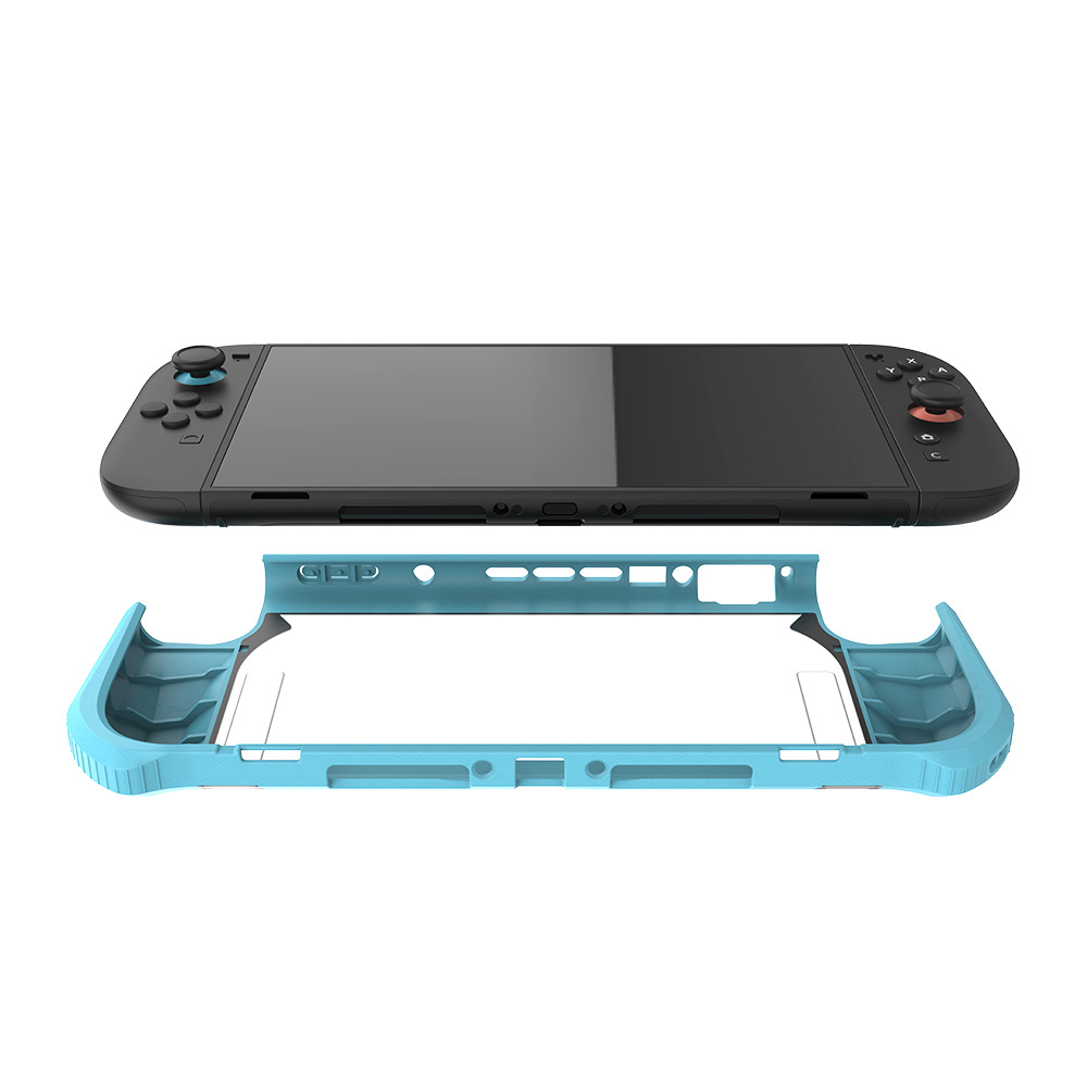 Laudtec Protective Case for Switch 2 Protective Cover Integrated Adhesive Plugged Into TV Base