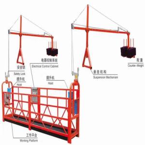 China Mechanical Electric Suspended Platform Rated Load 630kg 800kg 1000kg factory