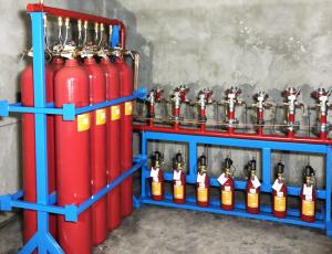 China Hfc-227ea Gas Extinguishing Device Fm 200 Portable Fire Extinguisher Suppression factory