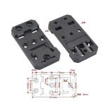 A-35-1 PA66 DIN Rail Bracket Plastic Clip Guide Rail Buckle Of Simple PCB