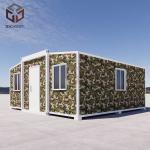 Fireproof Expandable Container House with T65mm EPS Color Steel Plate
