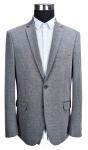 Custom Size Mens Grey Knit Blazer Adults Casual Business Person ODM