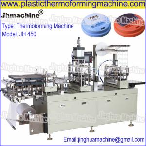 China Best-selling high speed hign quality plastic cup lid thermoforming machine factory