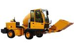 Truck Mounted Self Loading Mobile Concrete Mixer For Construction Projects