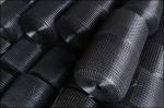 Black PVC Coated Welded Wire Mesh Fencing 1x1 cage wire