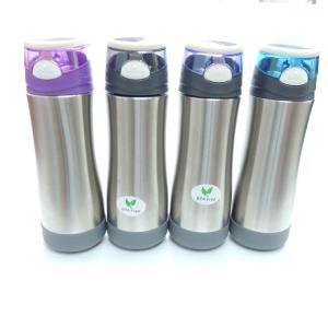 China 600ml curvilinear double wall stainless steel vacuum flask factory