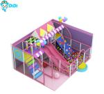 Macaron Style Pink Themed Kids Indoor Soft Playground Equipment
