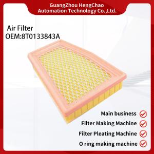 Automotive Air Filter Making Machine OEM 8T0133843A Performance Output Source