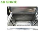 BBQ Grill Plate Oil Carbon Degrease Clean Tank 258L With Lockable Castor Wheels