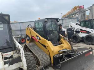 China Powerful 277C Used Caterpillar Skid Steer Fuel Efficiency In Good Condition factory