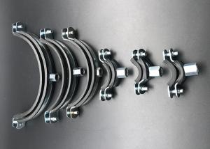 China Hot Dip Galvanized Two Screws epdm Pipe Cushion Clamps factory