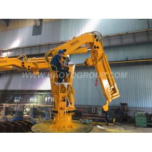 Marine Ship Folding Crane Connect to Ship Engineer Marine Ship Deck Crane