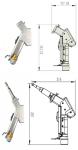 1000W 2000W Industrial Laser Cleaning Head Portable Multifunctional