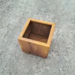 Rusty Red Large Flower Pots Outdoor Customized Style for Gardenscape Beautificat