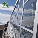 Outdoor 15X35 Windproof Aluminum Frame Tent With Glass Wall