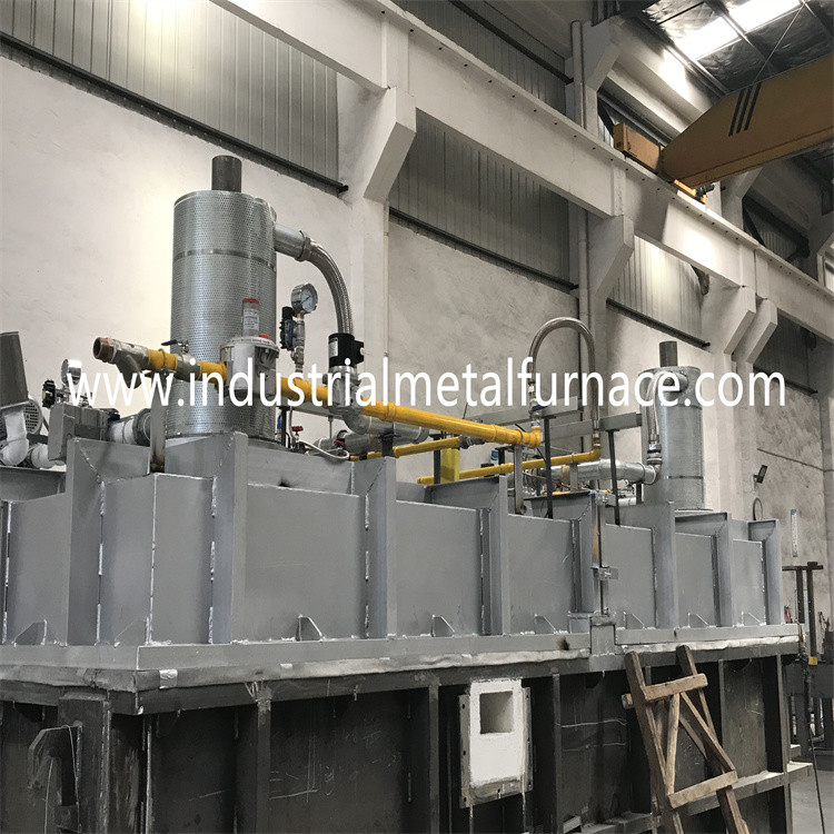 500kg Gas Fired Pool Aluminum Holding Furnace Die Casting Process 660℃