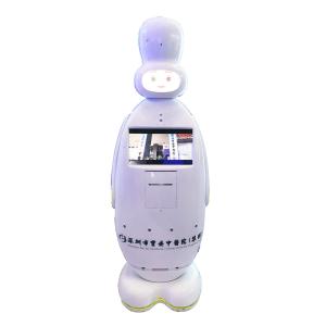 Baymax Robot Information Kiosk Touch Screen Android 6.0 With Video Chat Function