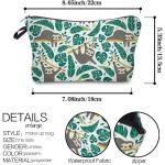 Girls Zipper Closure Polyester Cosmetic Bag For Travel