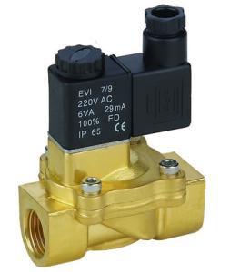 China 1/8＂ Low Power Diaphragm Solenoid Valve Direct Acting For Water / Liquid / Air factory