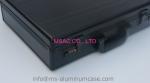 Waterproof Aluminum Attache Case Black L 460 X W 300 X H 150mm Durable