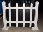 Customized Black Zinc Steel Metal Garrison Fence Panels Maintenance Free