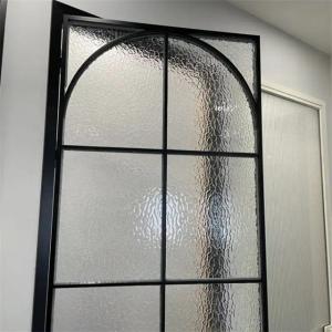 China Colorful Flower Pattern Begonia Embossed Glass for Bathroom Kitchen Industrial Hotel Villa factory