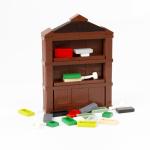 City accessories home room scene study furniture magic books bookshelf Building