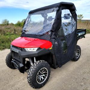 China 200cc Gas Utility Vehicles 2 Seater Crossfire UTV With Enclosure Cab factory
