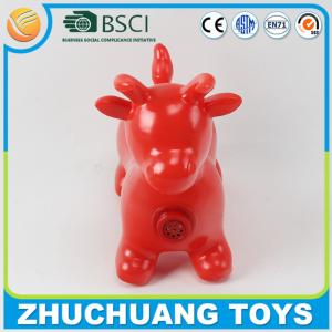 China kids play small plastic toy bulls with music factory
