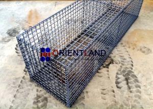 China Heavy Gauge Pvc Coated Welded Mesh Gabions Baskets 2m L X 0.5m W X 0.5m H factory