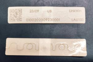 China Hybrid RFID UHF Fabric Laundry , RFID UHF Laundry Tag 200 Times Washing Cycles , RFID laundry tag , visable laundry factory