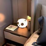 Nordic Owl Ceramic Glass Table Lamp 230*210mm In Modern Style For Children's