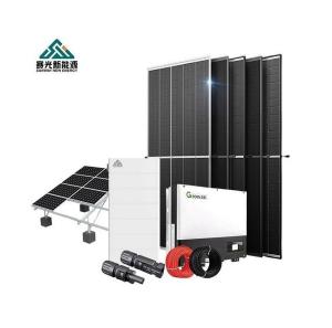 China 5kw 6kw 8kw 10kw Solar Energy Residential Hybrid Solar System with TUV Certificate factory