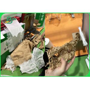 80gsm Fragile Wrapping Buffer Paper Recycled Kraft Paper Honeycomb