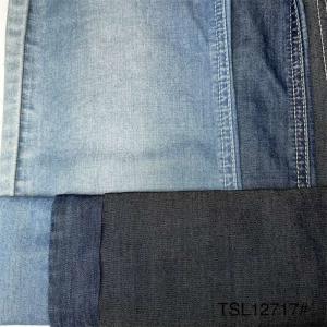 China Cotton Lyocell Tencel Blend 5 Oz Denim Fabric By The Yard Oem factory
